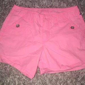 A New pink shorts for girls. From justice